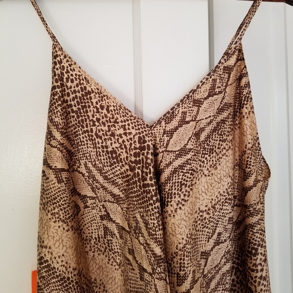Silk Charmeuse Snakeprint Maxi Party Dress, Ramy Brook NWT - Picture 11 of 12